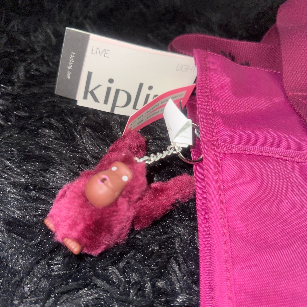 Kipling Fuchsia Tote Bag - Picture 3 of 6